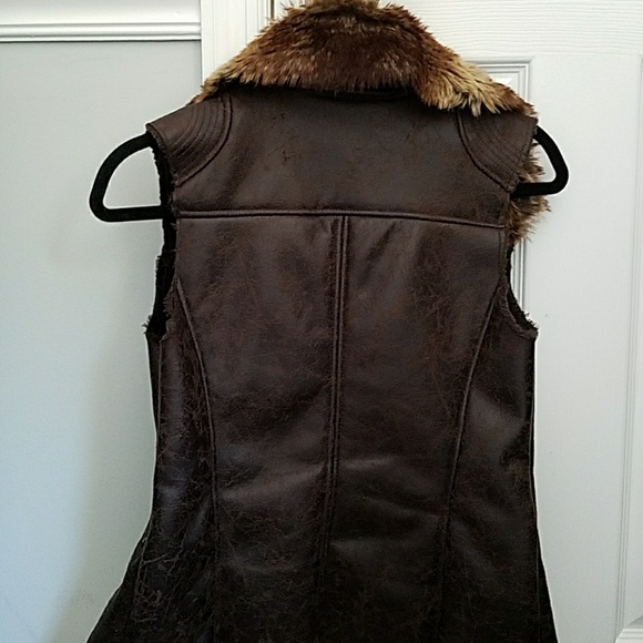 FAUX leather vest - Picture 4 of 8